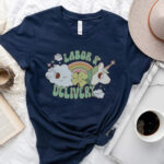 Groovy L&D Nurse St Patrick's Day T-Shirt - Image 6